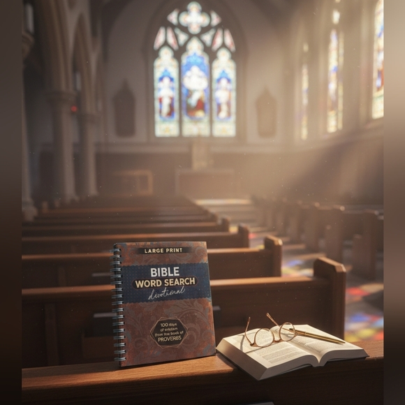 BroadStreet Other - Bible Word Search Devotional Book PROVERBS